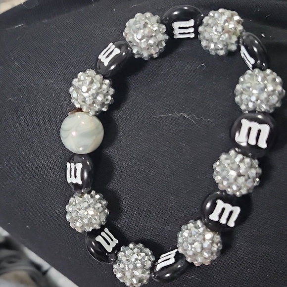 Handmade Sweet M & M Spark Bracelet - Picture 1 of 4